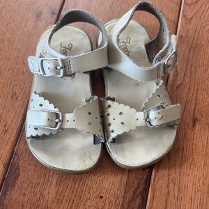 Footmates Kids Light Gold Sandals 7c